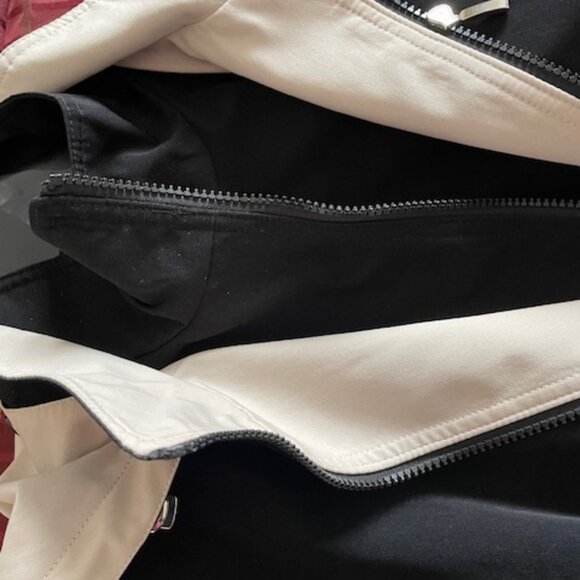 Liz Claiborne  Women’s Classic Hooded Outerwear Jacket  - Black/Tan  - Nw- Sze L - Picture 8 of 16